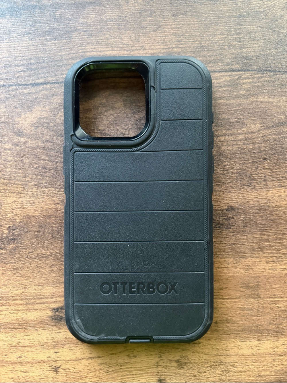 iPhone 15 Pro Max OtterBox Defender Series Black Phone Case
